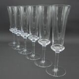 6 champagne flutes