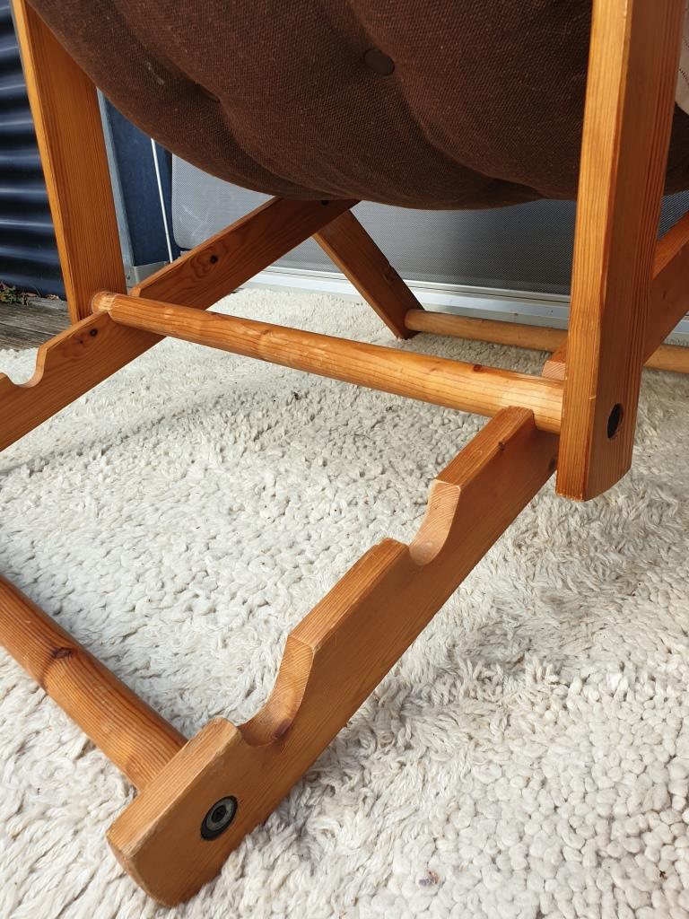 Pair of Kon-Tiki armchairs by Gillis Lundgren 1980's