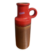Scheurich vase model 401-28 in red and brown WGP