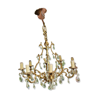Lustre a pampilles cristal