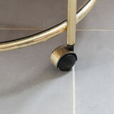 Golden serving table