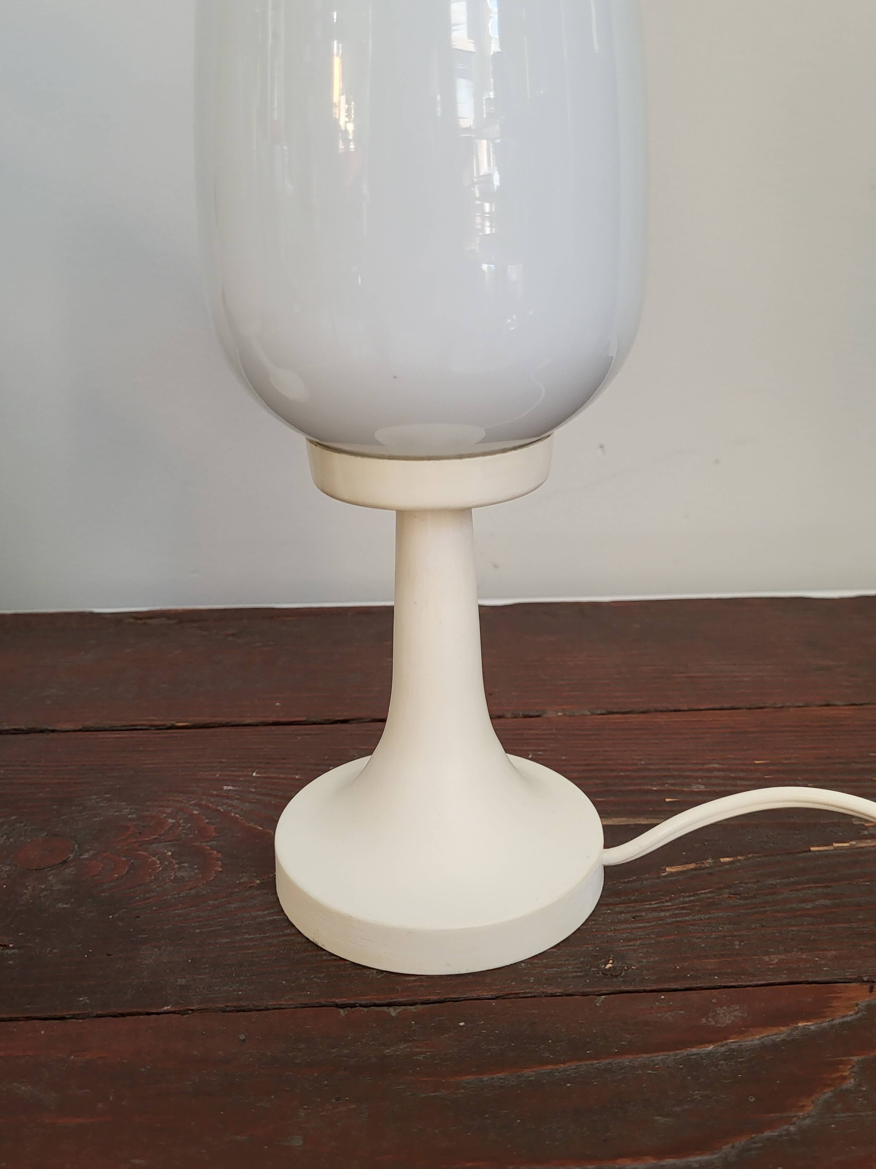 Lampes de table Space Age blanches, années 1960