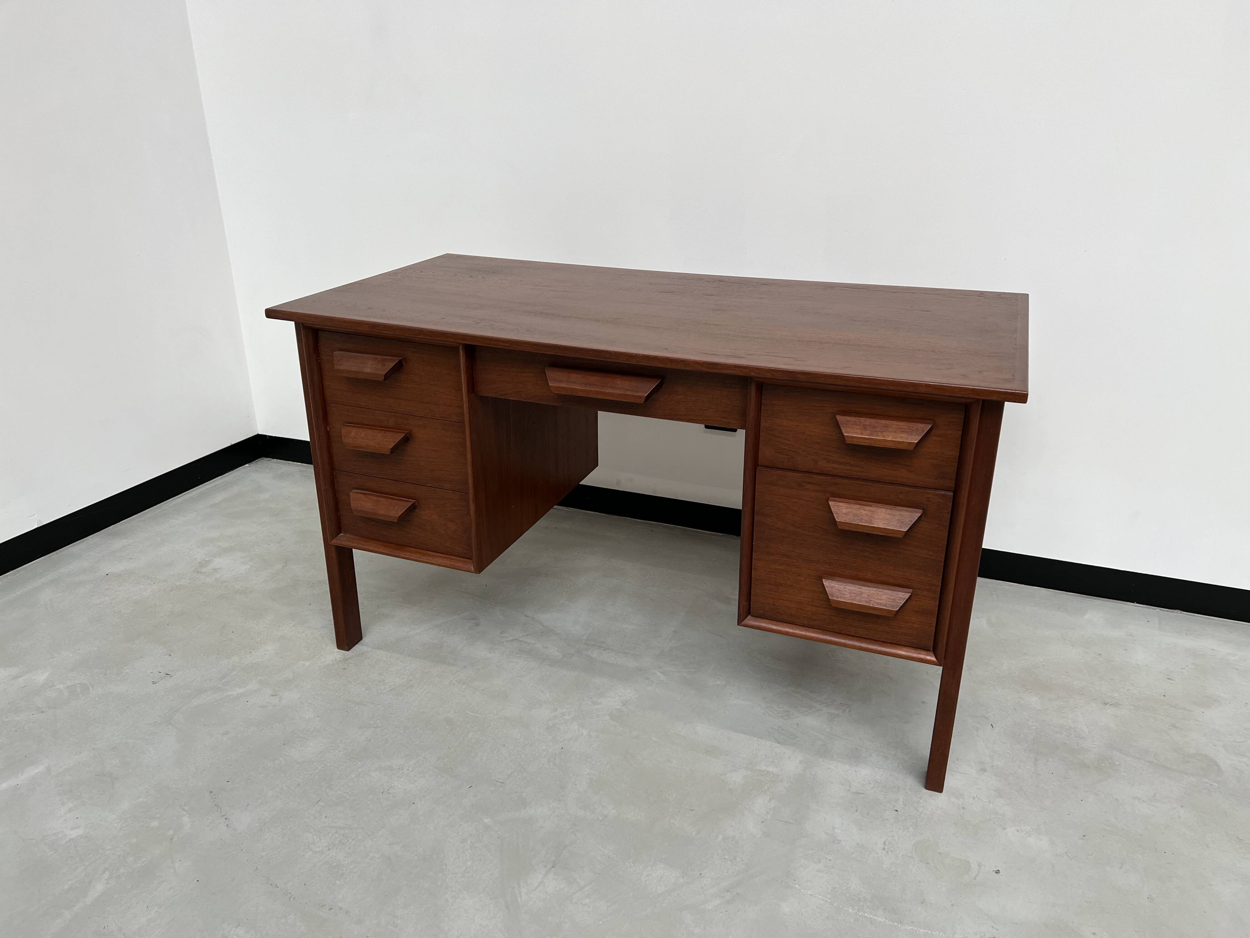 Scandinavian teak desk, circa 1970