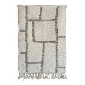 Tapis berbère laine motif graphique