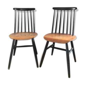 Paire de chaises Tapiovaara des années 60