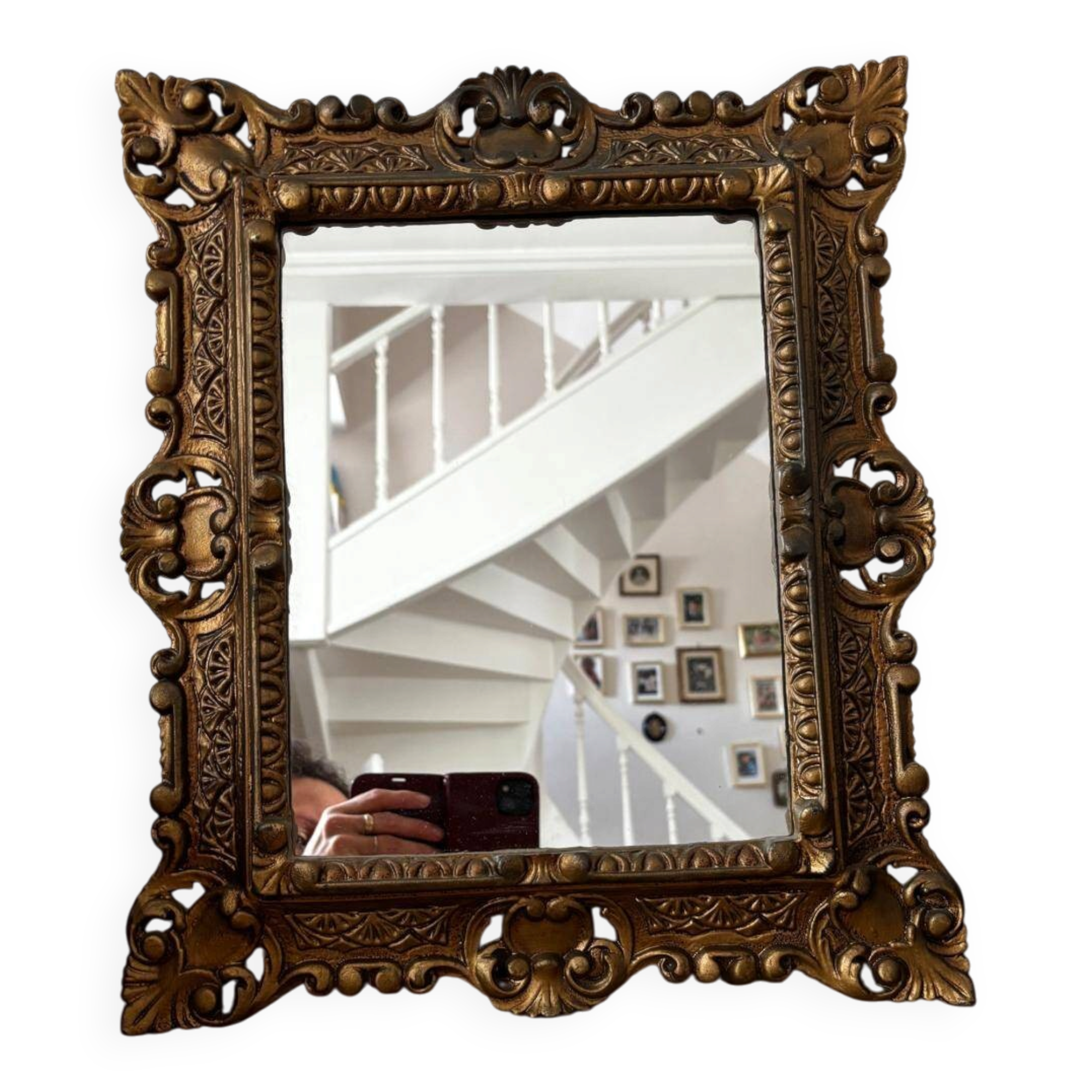Golden mirror