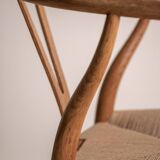 4x Hans J. Wegner CH24 Oak Wishbone Chair, 1960s Denmark