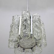 Carlo Nason Postmodern Italian Murano Glass Chandelier for Mazzega, 1970s