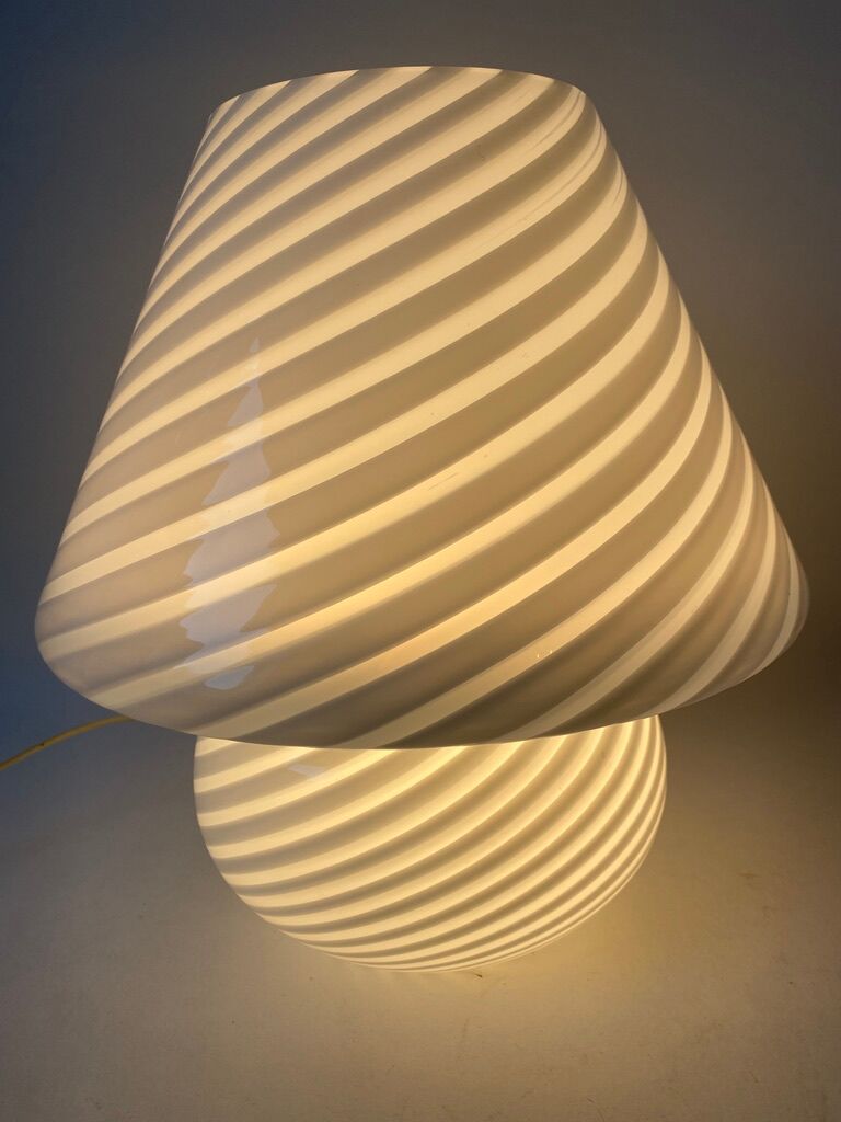 Mushroom Lamp Murano Glass 1970
