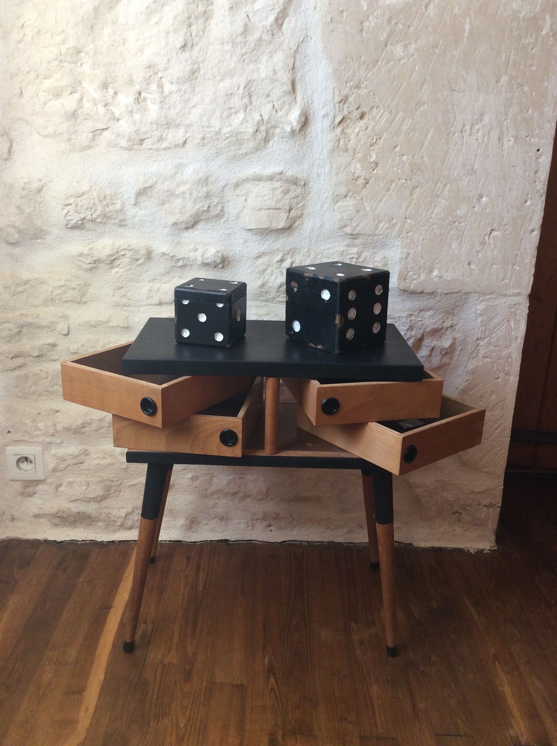 Worker swivel drawers vintage