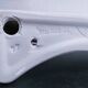 white glazed ceramic wall shelf from the 60s