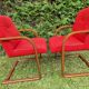 Paire de fauteuils années 70/80