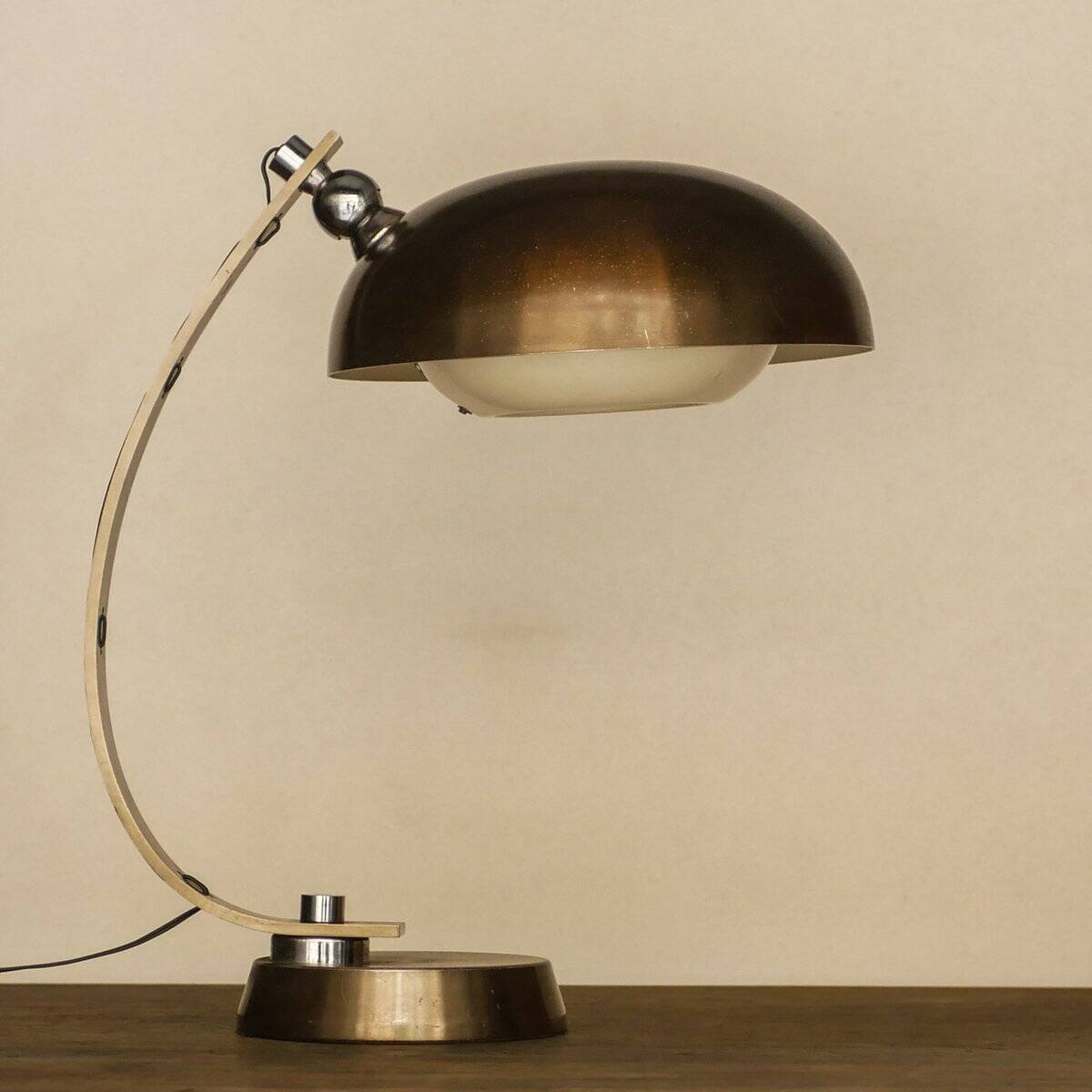 Lampe de table vintage d'Angelo Lelii pour Arredoluce, années 70