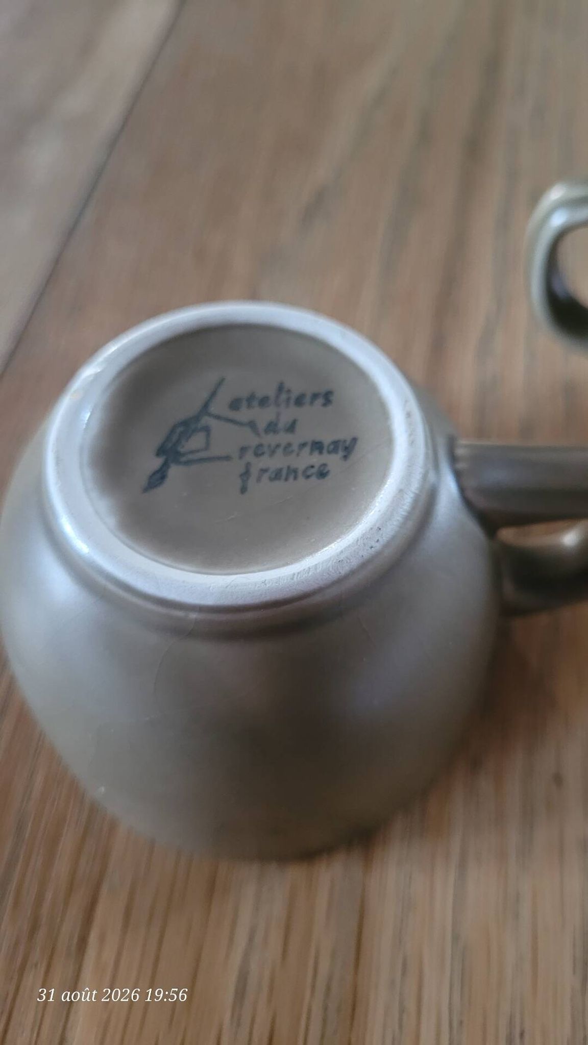 Service à café en grès des ateliers d'art du Revernay  -  France