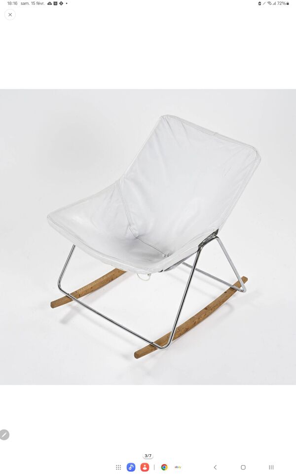 Chaise à bascule edition Maison du Monde