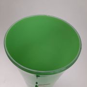Grand vase vert en opaline italienne