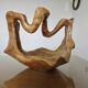 Very large olive wood fruit bowl, 1970, unique item.