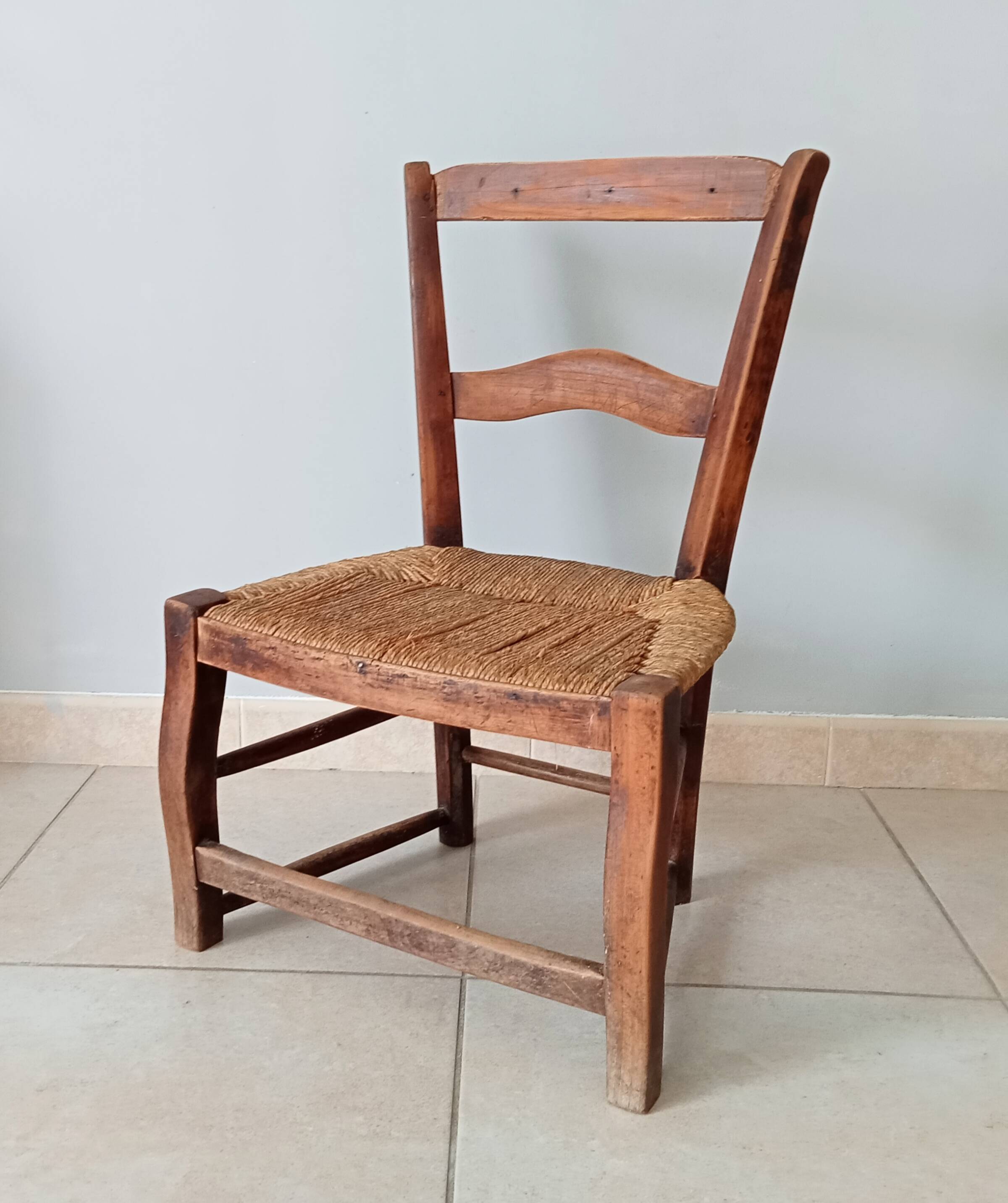Old low chair from the 30s/40s