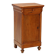 Antique Louis-Philippe bedside table in walnut with drawer, Italy, 19th century.