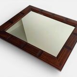 Mid-Century Spanish Oak Wall Mirror– Castilian Style, 1950s