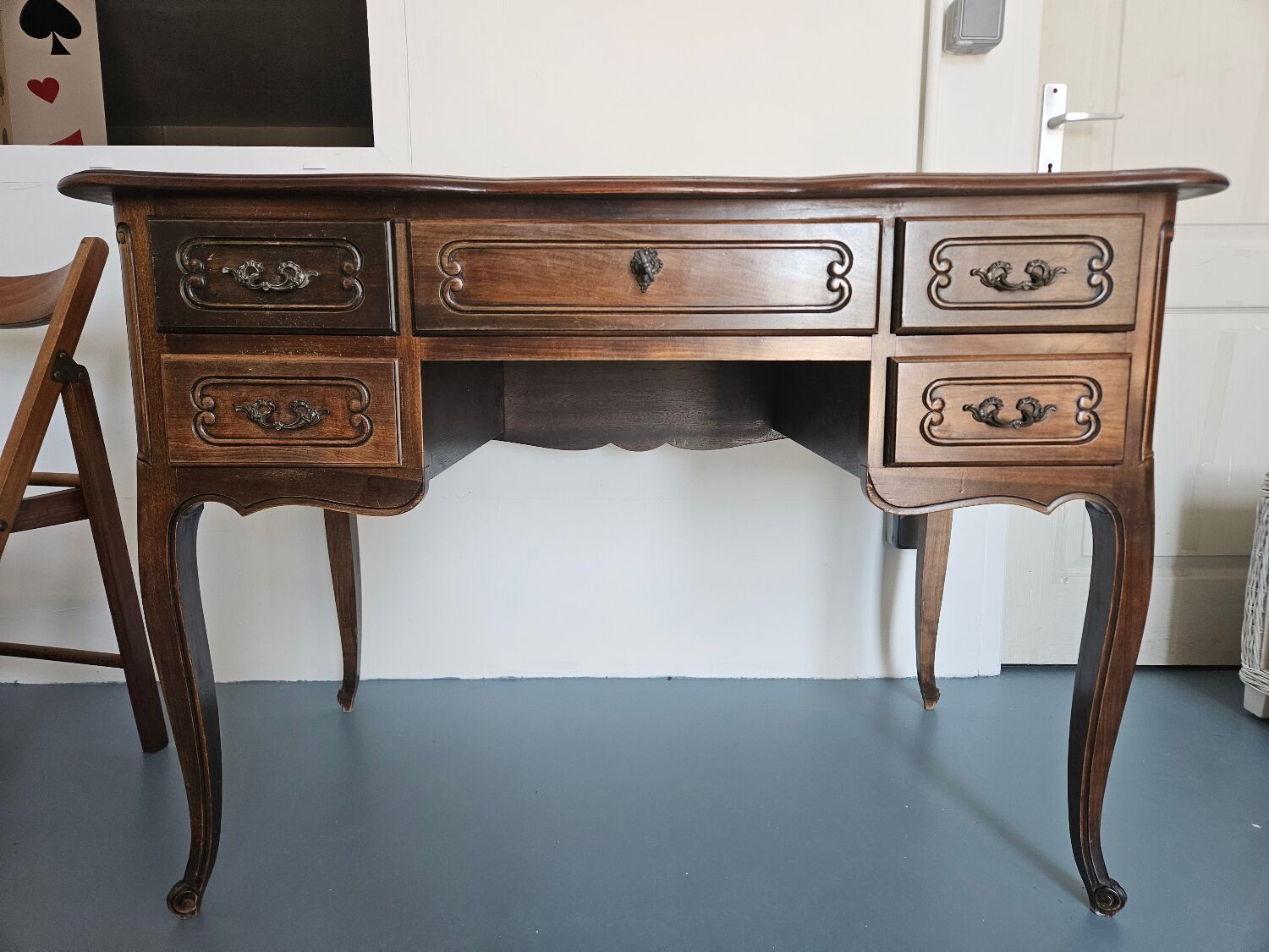 Antique wooden desk