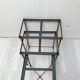 Tables with floorless smoked glass tray 50-60 years