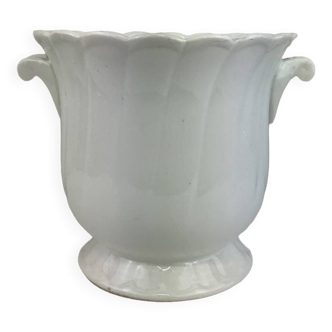 Gien flowerpot or champagne bucket