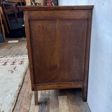 Vintage Scandinavian oak chest of drawers 1960