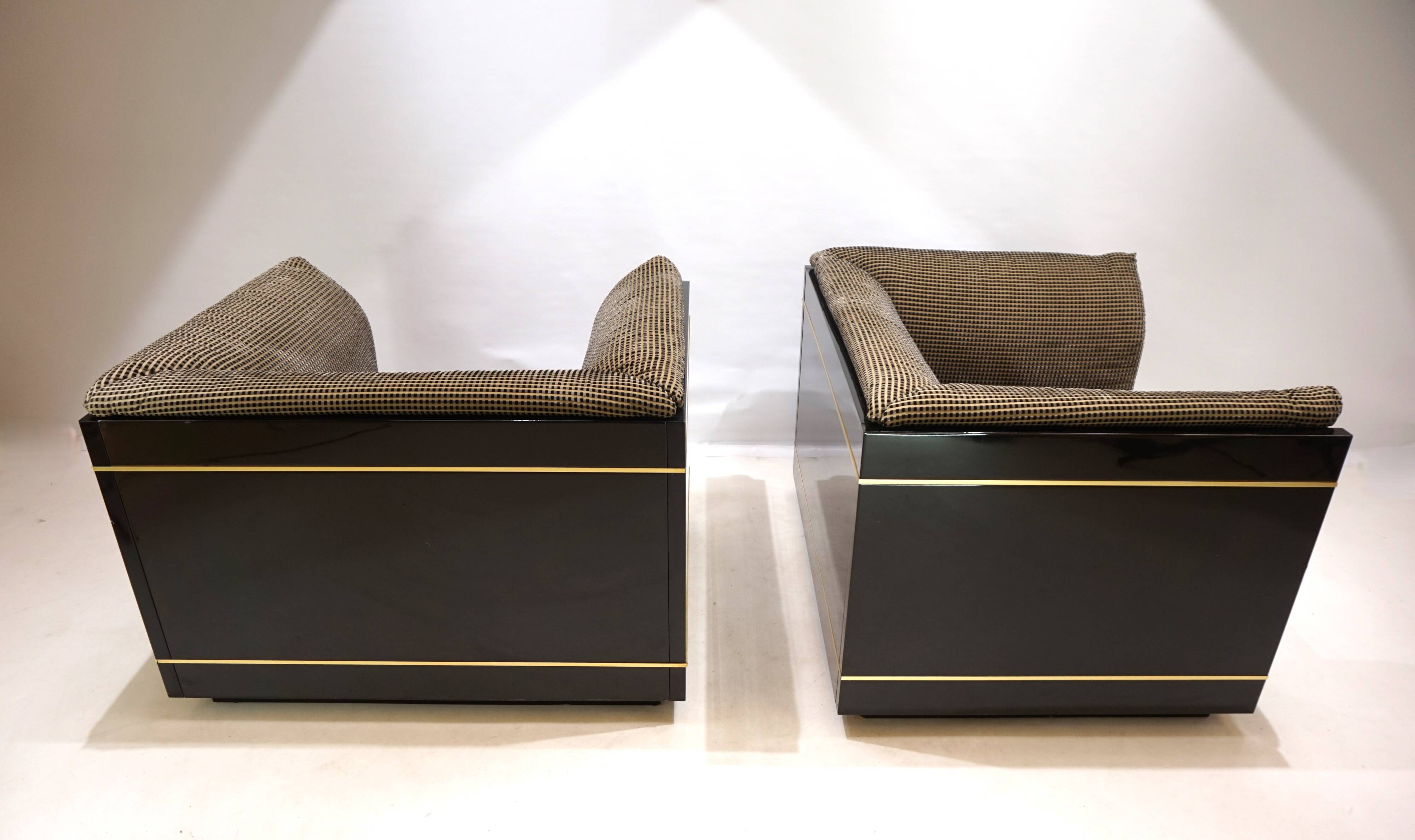 Ensemble de 2 chaises longues attribuées à Pierre Cardin, 1970