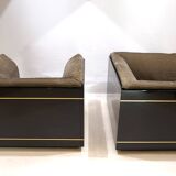 Set of 2 lounge chairs attributed to Pierre Cardin, 1970