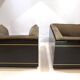 Ensemble de 2 chaises longues attribuées à Pierre Cardin, 1970