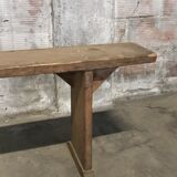 Wooden bench