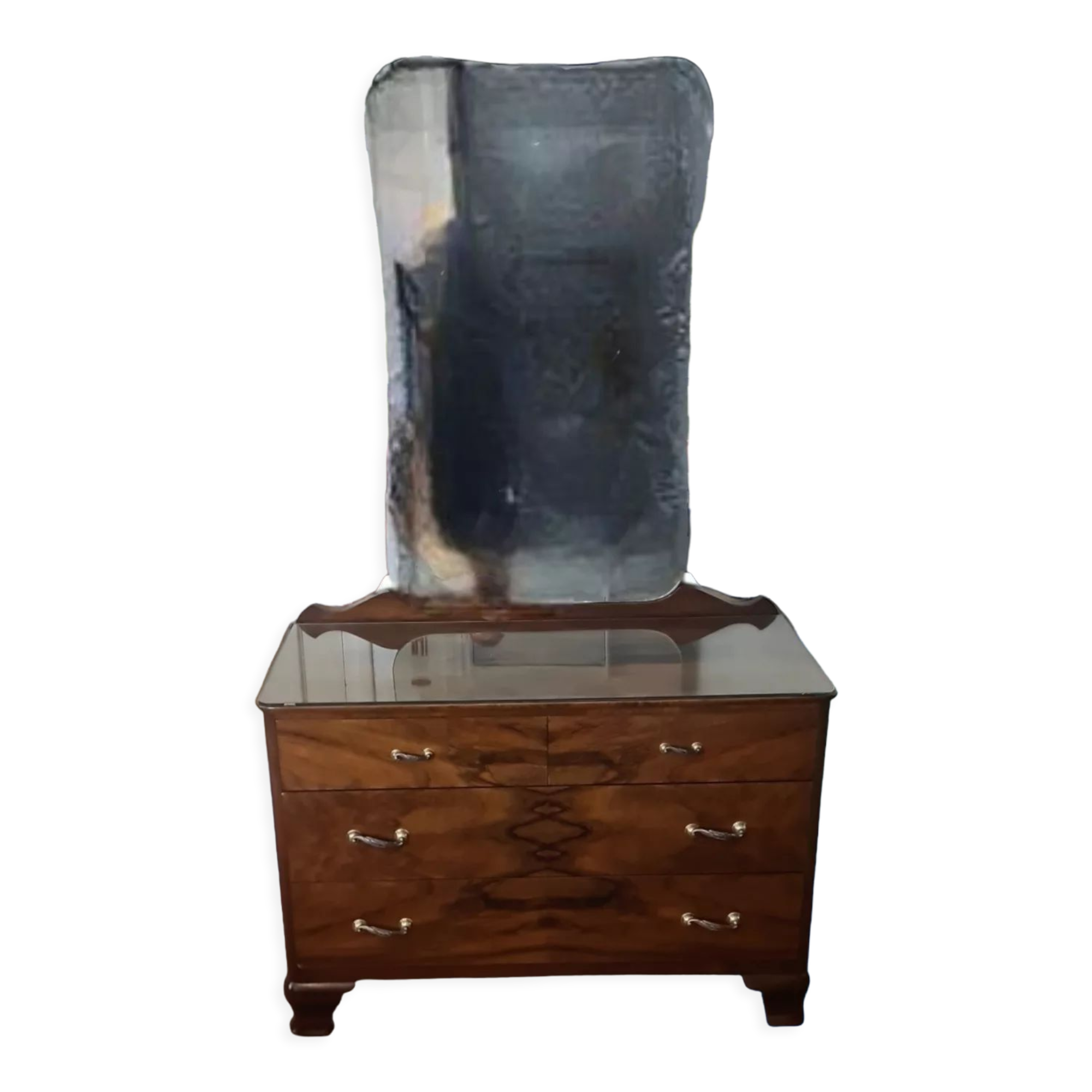 Art deco dressing table in walnut bramble year 40