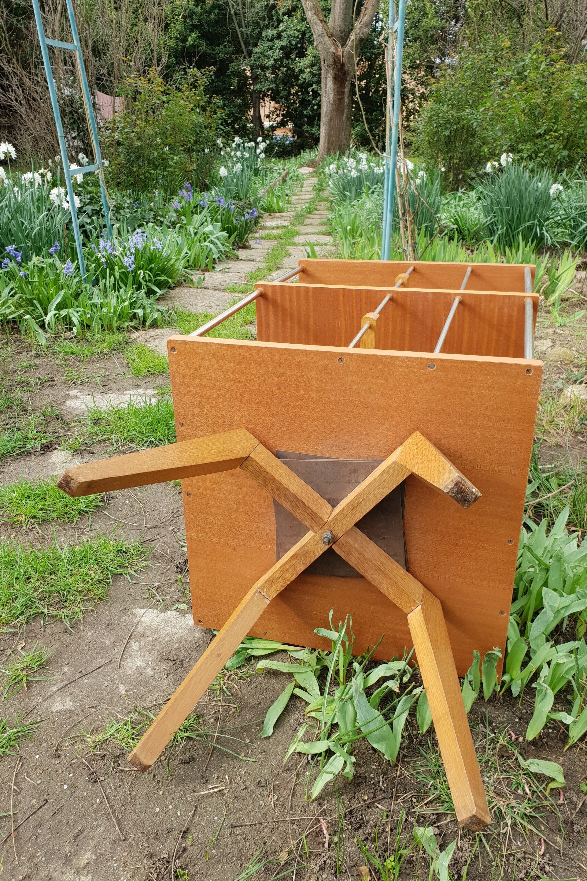 Vintage revolving library