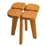 Lisa Johansson-Pape, Apila stool, pine circa 1960