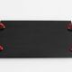1930's Black Opaxite Glass Serving Tray