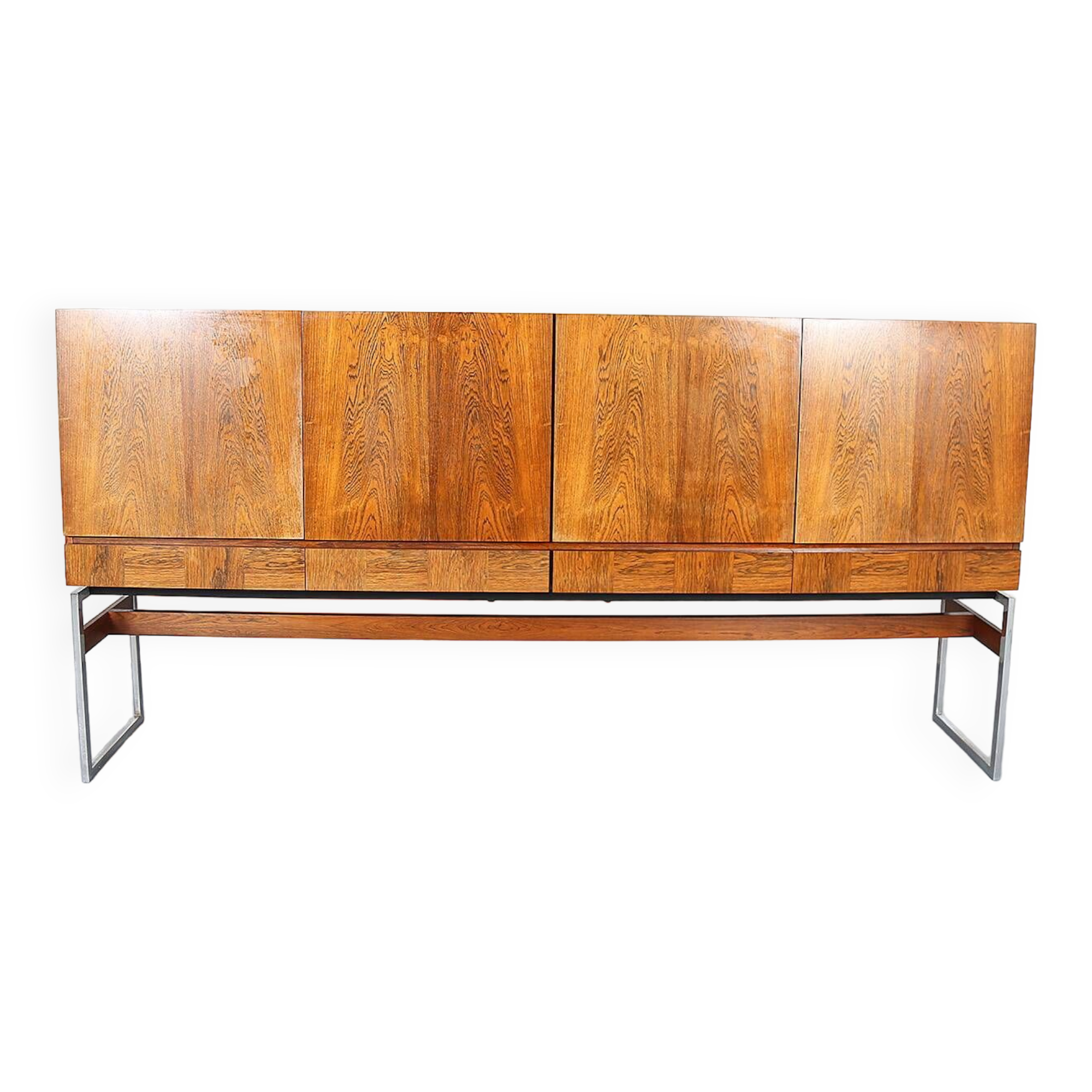 Rudolf B. Glatzel for Fristho Franeker Credenza Highboard Rosewood 60s