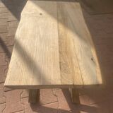 Table basse en bois et métal
