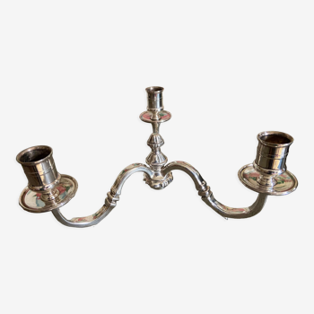 Louis XV candlestick in silver metal