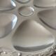 Set of 6 vintage silver plated oyster plates, classic style