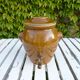 8L wine pot in vintage enamelled stoneware