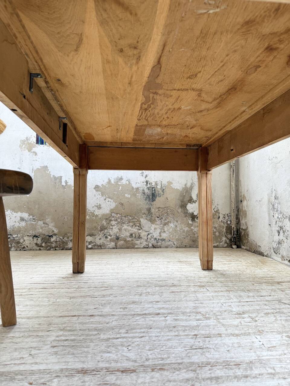 Ancienne table de ferme en chêne