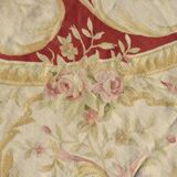 Large Circular Aubusson Style Rug / Round 3.05 M. Diameter