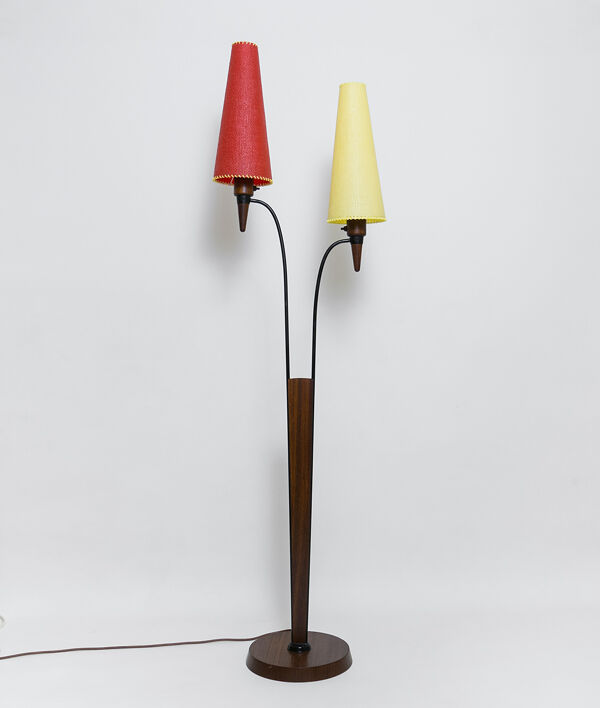 Lampadaire scandinave du milieu du siècle années 60 70