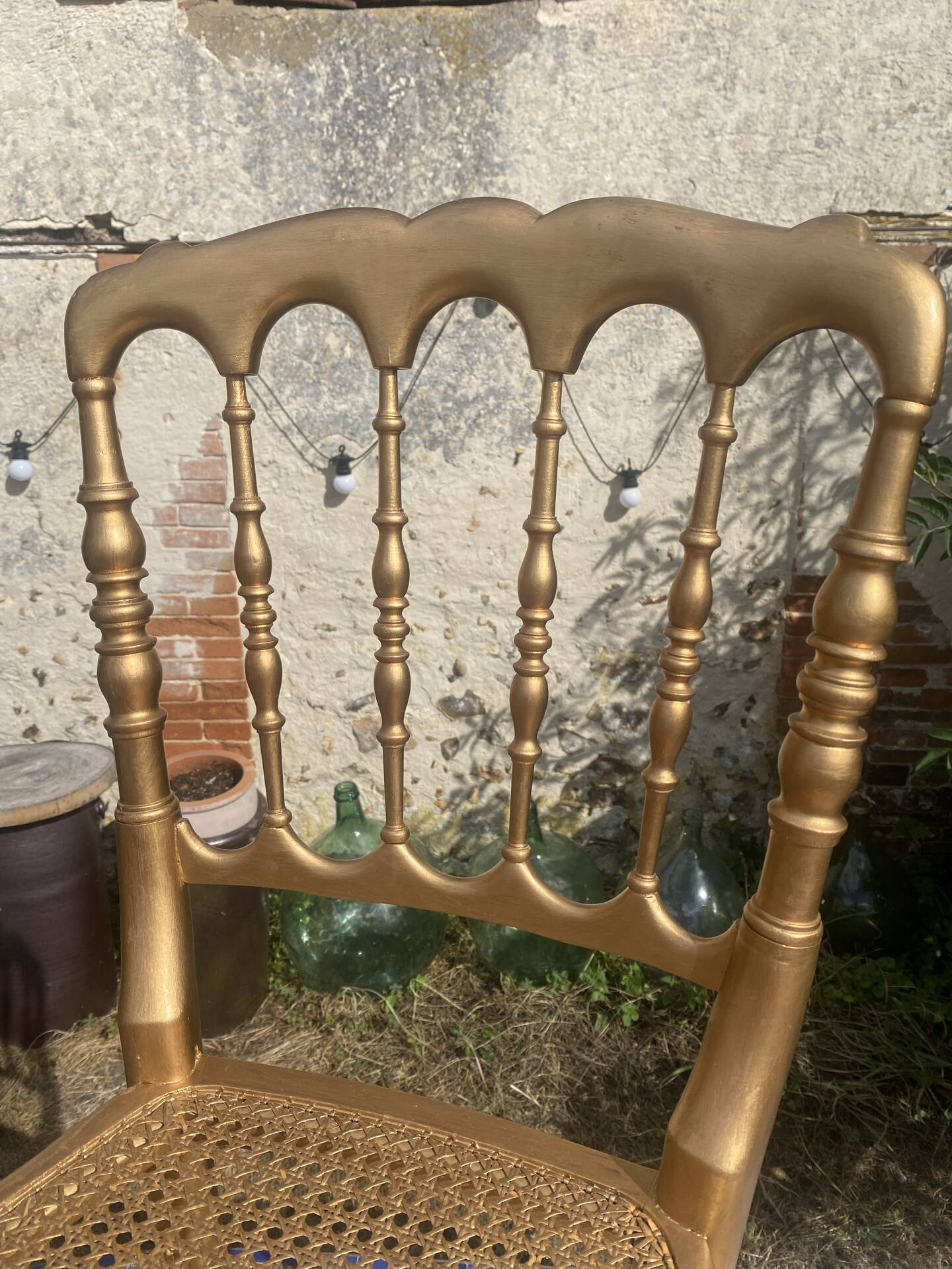 Napoleon III golden chair
