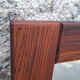 Big rosewood wall vintage mirror, 1970s