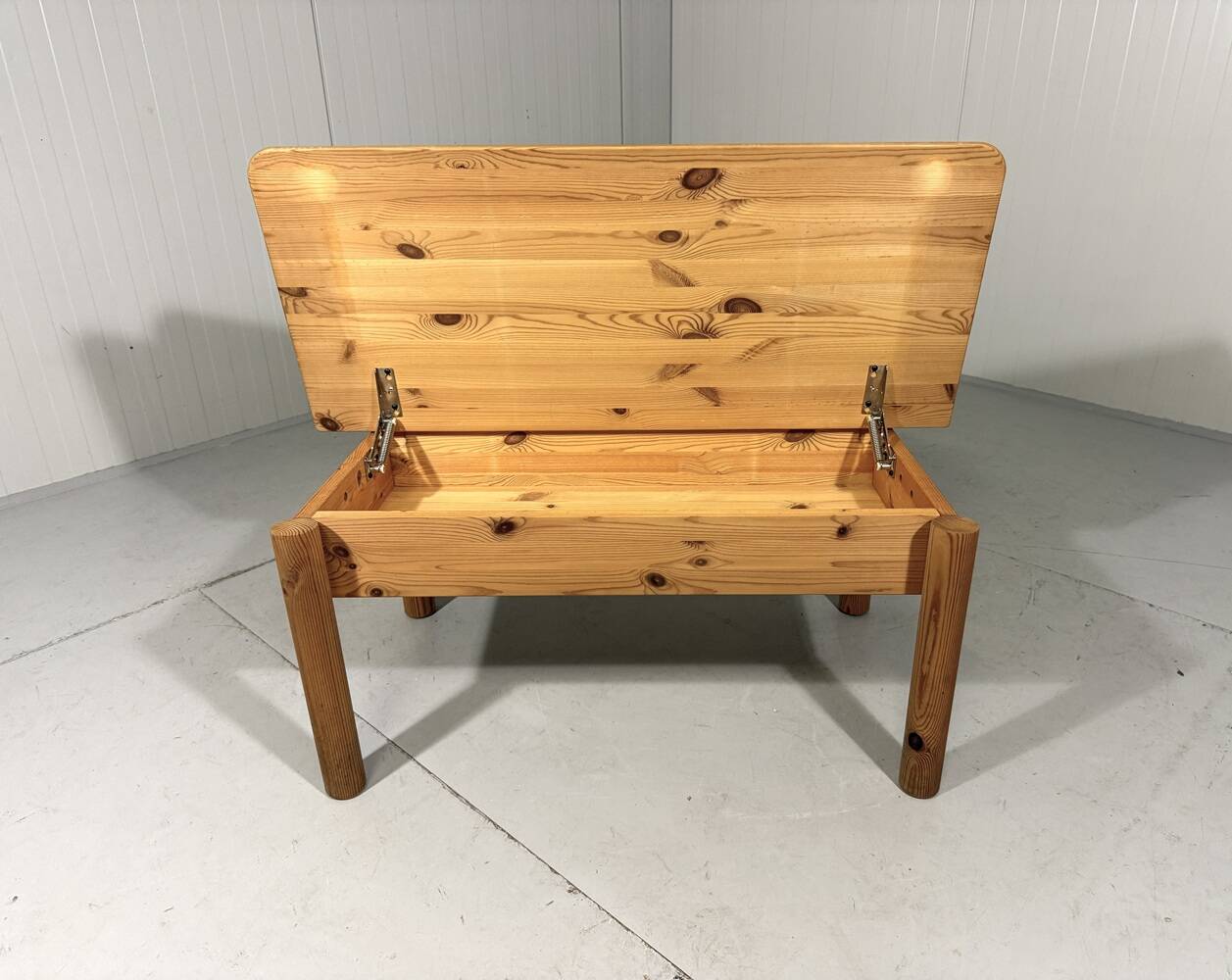 Korup Design solid pine benches with storage space Denmark
