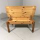 Korup Design solid pine benches with storage space Denmark