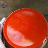 Vintage design 60s small round orange box