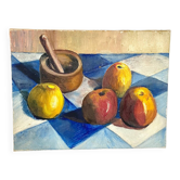 Nature morte aux pommes